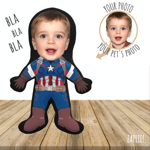 Captain America | Custom Photo Pillow