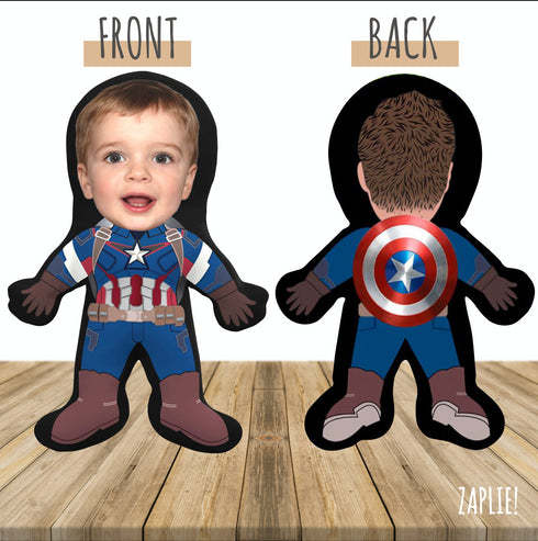 Captain America | Custom Photo Pillow