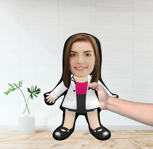 Doctor (Female) | Custom Photo Pillow
