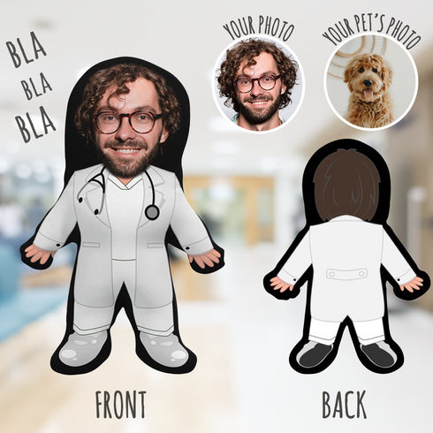 Doctor (Male) | Custom Photo Pillow