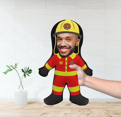 Fireman | Custom Photo Pillow